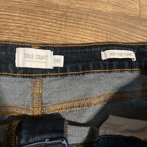 True Craft Jenas High Rise Flair Size 18WR - Picture 5 of 6